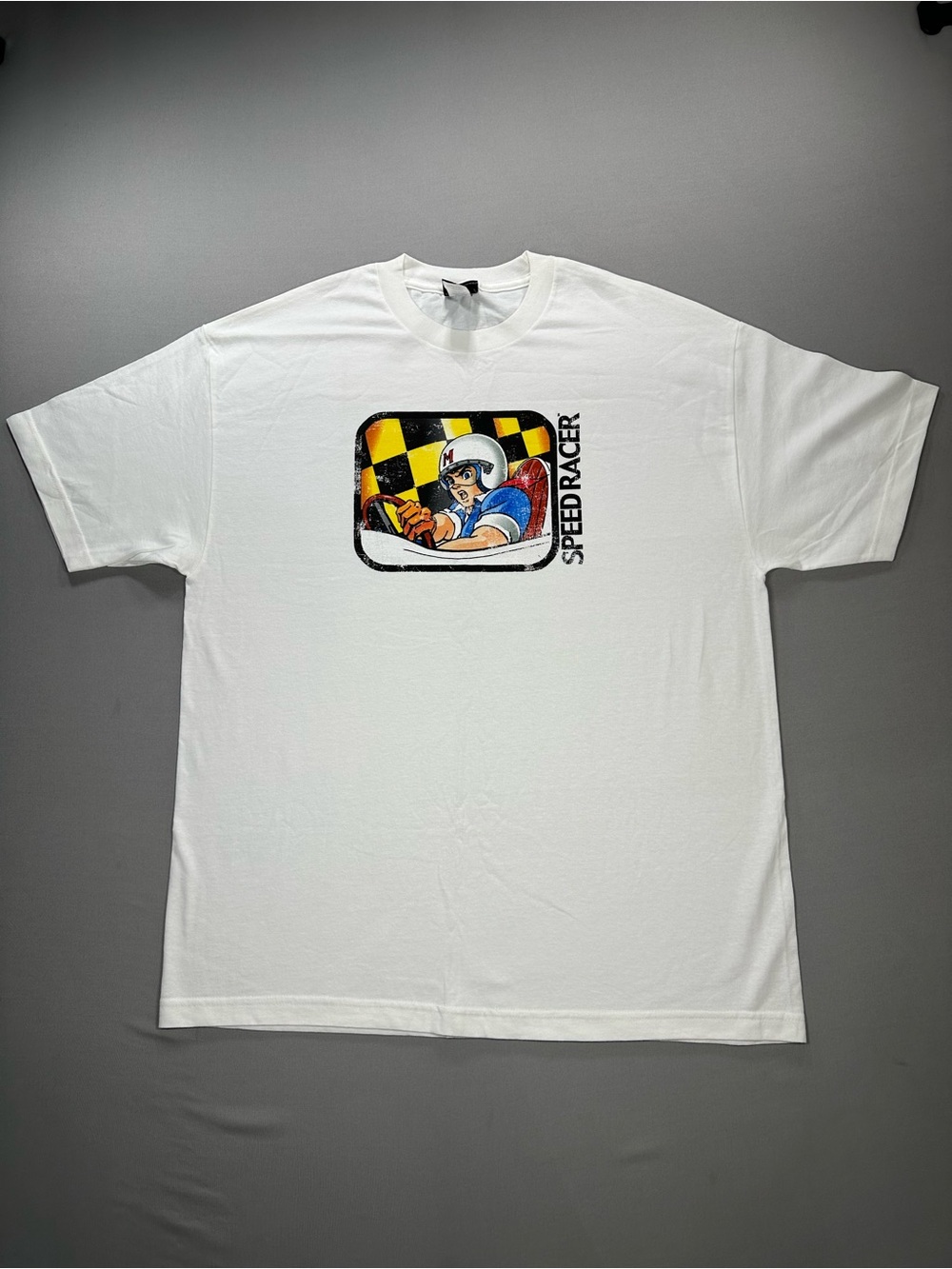Speed Racer Graphic T-Shirt, Short Sleeve Cotton - Mens XL